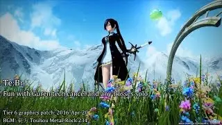 PSO2 - Te/Br (テクターブレイバー) Guren tech cancel (グレンテッセン) and bosses solo!