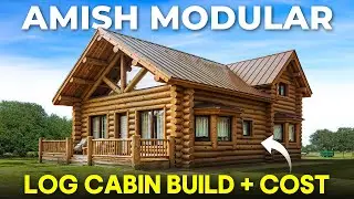 Stunning Amish Modular Log Cabin Design, Build & Cost Breakdown