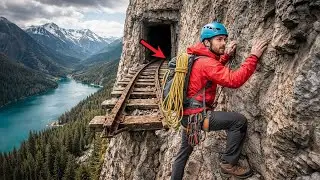 Climber Found Iron Rails in a Cliff &mdash; Followed Them Inside and Froze in Horror