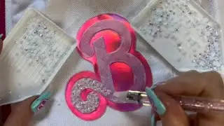 Barbie superfan makes enchanting sparkling jacket-and-skirt set out of iconic racing jacket