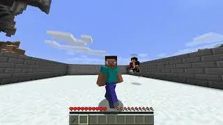 играем с другом в Minecraft 3 часть 1НА1