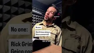 Rick Grimes doing a geico commercial