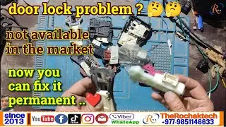 Front Load Washing Machine Door Lock Replacement one step tutorial unseen solved #therochaktech #diy