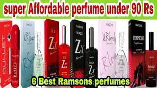 6 super Affordable Ramsons  perfume under 90 only / small town kuddi/
