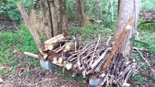 Make a Log Rack: Cheaply and Easily