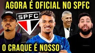 FECHOU SIM!!! SÃO PAULO FECHA QUARTO REFORÇO DO NADA! SPFC AGORA MUDOU TUDO!