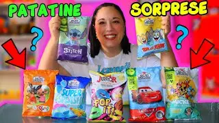 Apro 7 BUSTE di PATATINE con SORPRESE! Tutte NUOVE! iolanda sweets
