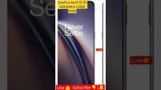 OnePlus Nord CE 5G (Charcoal Ink, 6GB RAM, 128GB Storage) #ytshortd #shorts #oneplusnords #5Gphone