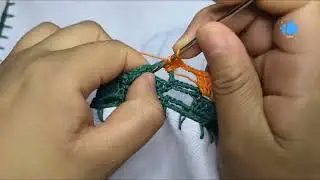 Orilla para servilleta tejida con gancho crochet &hearts;️