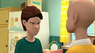 Caillou destruye el mundo, es arrestado, y castigado #Plotagon