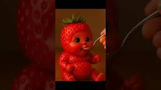 Baby Eating Strawberry 🍓 | Cute & Sweet ASMR Baby Sounds 😍