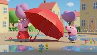 Peppa Pig Dropped Her Red Umbrella Adventure | Nursery Rhymes for Kids & Baby Songs