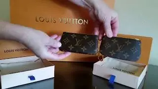 LOUIS VUITTON REVIEW - Key Pouch Made in France vs Made in USA - Visible Differences in Quality