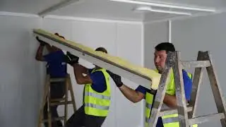 EKOBOX - Montage Doppelcontainer
