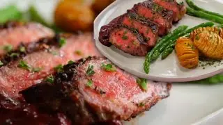 Hasselback potatoes | Hasselback potatoes give the steak dinner a playful touch