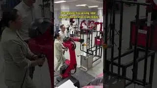 Spraying robot #automobile #industrialrobot #factory #intelligence #machine #manufacturing #funny