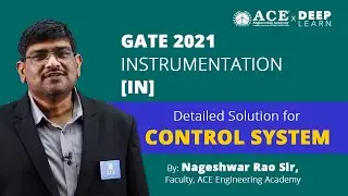 GATE 2021 INSTRUMENTATION [IN] - DETAILED SOLUTIONS FOR CONTROL SYSTEM