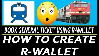 UTS I RWallet Registration & Add Money in RWallet I in Hindi