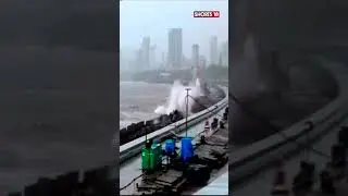 Mumbai Rain News | High Tides Witnessed In Mumbai Amid Heavy Rainfall | #shorts #viral #trending