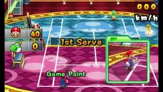 Mario vs Yoshi - Mario Tennis Open Nintendo 3DS
