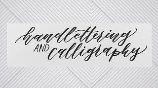 MODERN CALLIGRAPHY & HANDLETTERING! | Tools & BASIC Tips for Beginners!