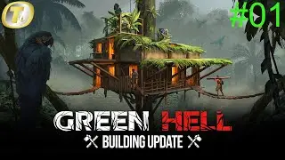 Ep1: Survivre &agrave; l'enfer vert! (Green Hell Building Update Gameplay fr)