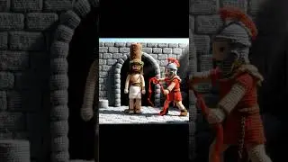 Jesus Was Scourged | A Symbolic Yarn Diorama #jesus #crucifixion