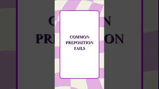 5 Preposition Mistakes Even Smart English Speakers Make! #english #englishspeaking #englishlearning
