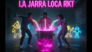 LA JARRA LOCA (Cumbia RKT / Wepa Remix) 🥤🌀 ¡DIBUJITOS ANIMADOS! | Villero Records