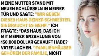 Meine Eltern gaben meiner Schwester mein 800.000-Dollar-Haus sie vergaßen dass mein Name im Grun