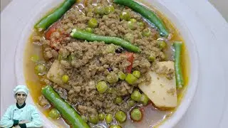 Restaurant Style Aloo Matar Keema Gravy at Home | Aloo Matar Keema Recipe |Chef Farnaz Zaikadelight 