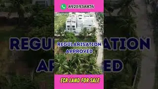 Best Investment Land For Sale In Kanathur | Opposite of Amet University (600 Mtr) #ecr #land #plot