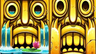 Temple Run 2 Reversed Gameplay - WINTER WASTELAND VS HOLIDAY HAVOC