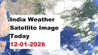 India Weather Satellite Image Today 12-01-2025 | India Weather #imd