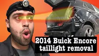 2014 Buick Encore tail light removal