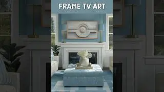 #shorts #frametvart Minimalist Circular 3D Sculpted Geometric Design Neutral Modern Abstract Grey