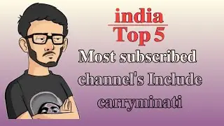 India Top 5 Most Subscribed channel's #shorts top growing channel's #short Top trending channel's
