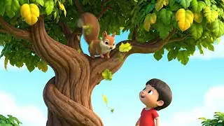 Naughty Squirrel Hid the Golden Nuts 🐿️ | Nursery Rhymes for Kids & Baby Songs