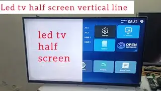 LED TV HALF DISPLAY PROBLEM | LED TV HALF SCREEN PROBLEM REPAIR