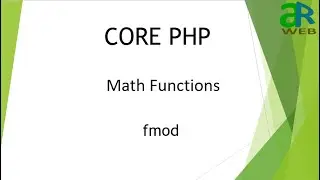 #10 - fmod in PHP || PHP Math Functions