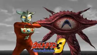 Ultraman FE3 ( Versus Mode ) - Ultraman Leo vs Gan Q  (hard) #ultraman
