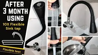 After 3 month using -- 10X flexible Sink Tap for Kitchen BL-9876 Flexible Dual Flow detail review.