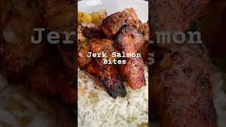 Jerk Salmon Bites | Air Fryer Recipe #quickrecipe #easycooking #airfryer #salmon