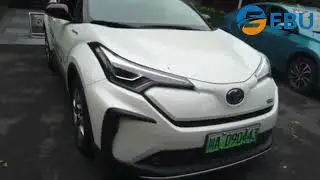 FAW Toyota IZOA new energy vehicle test drive