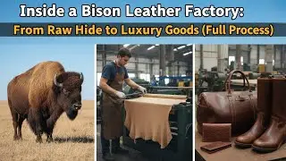 Billion-Dollar Bison: The Extreme Process of Turning Raw Hide into Elite Luxury Goods