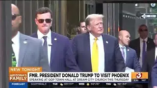 Trump coming to visit Phoenix; vote expected on Arizona border bill
