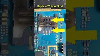 Sim Connector Repair #mobilerepair #technology
