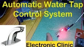 Автоматический водопроводный кран на базе Arduino с электромагнитным клапаном, инфракрасным датчиком, реле и транзистором