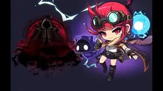 【新楓之谷】Maplestory TMS 煉獄巫師 全特效 solo 困難黑魔法師