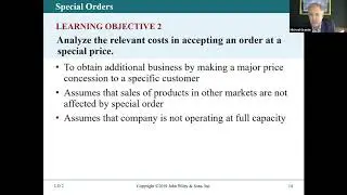 MA Chapter 20 Incremental Analysis:  PPT